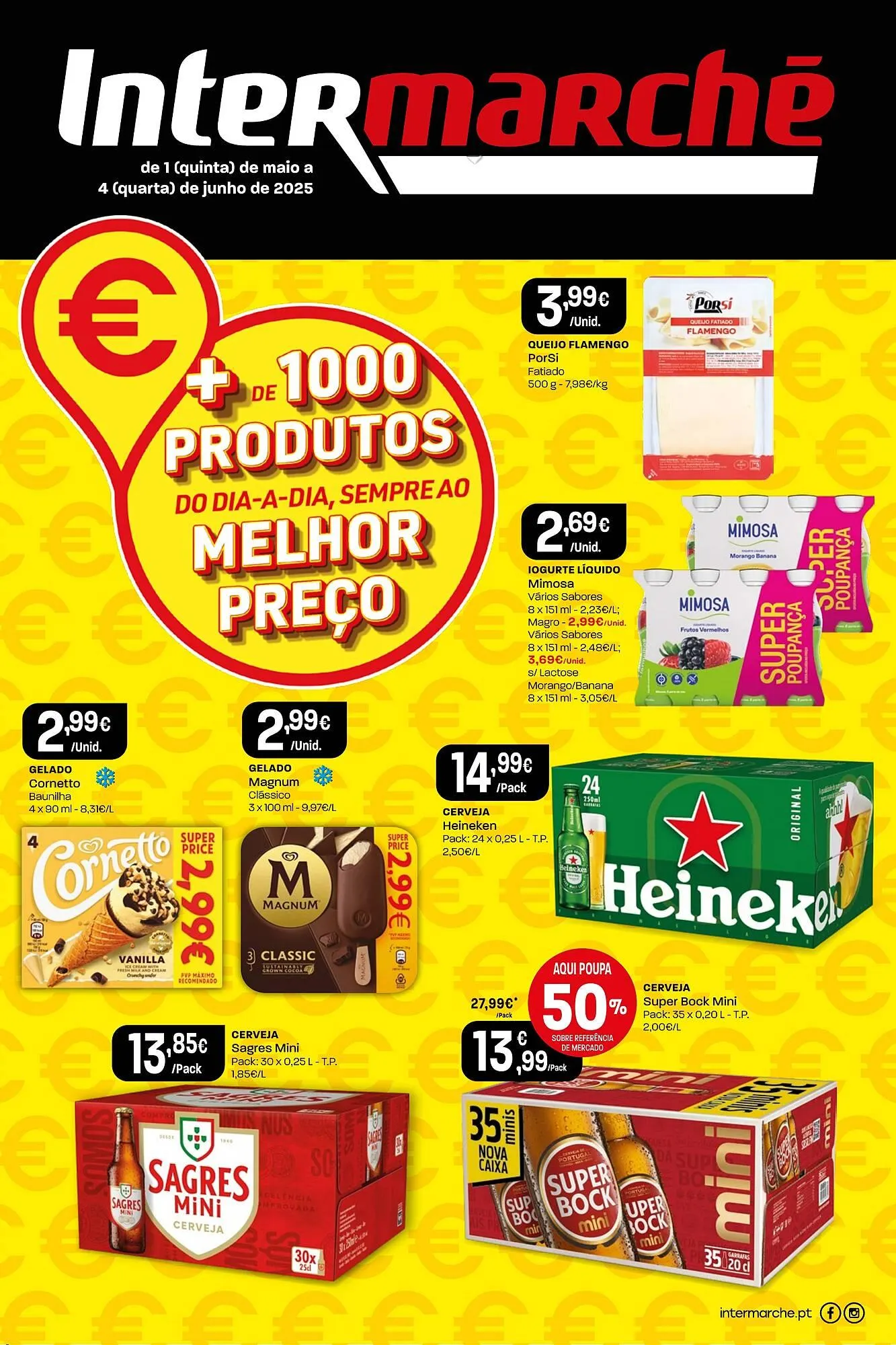 Folheto Folheto Intermarché de 1 de maio até 4 de junho 2025 - Pagina 1