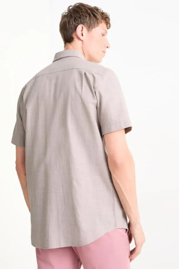 Business shirt - regular fit - button-down collar