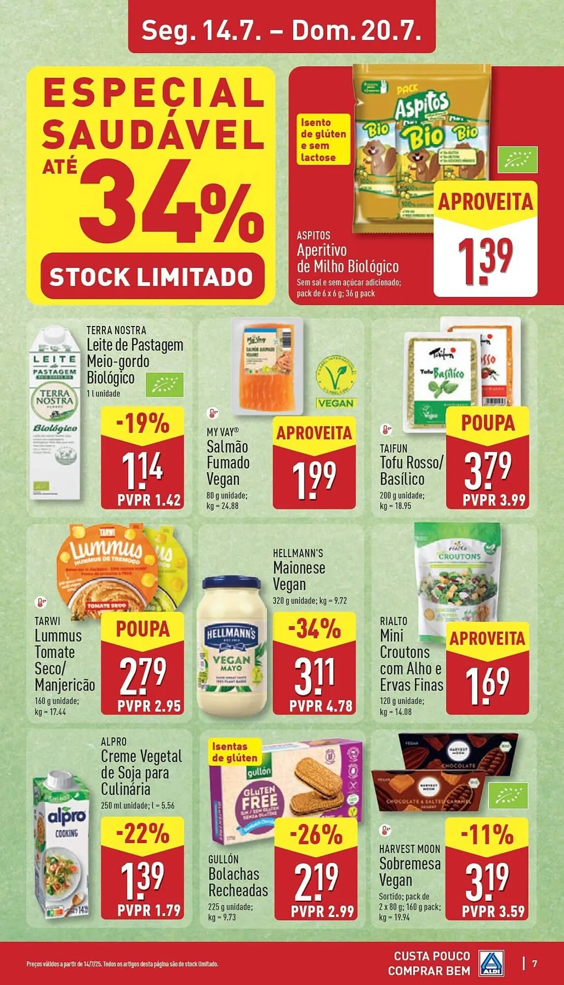 Folheto Folheto ALDI de 14 de julho até 20 de julho 2025 - Pagina 7