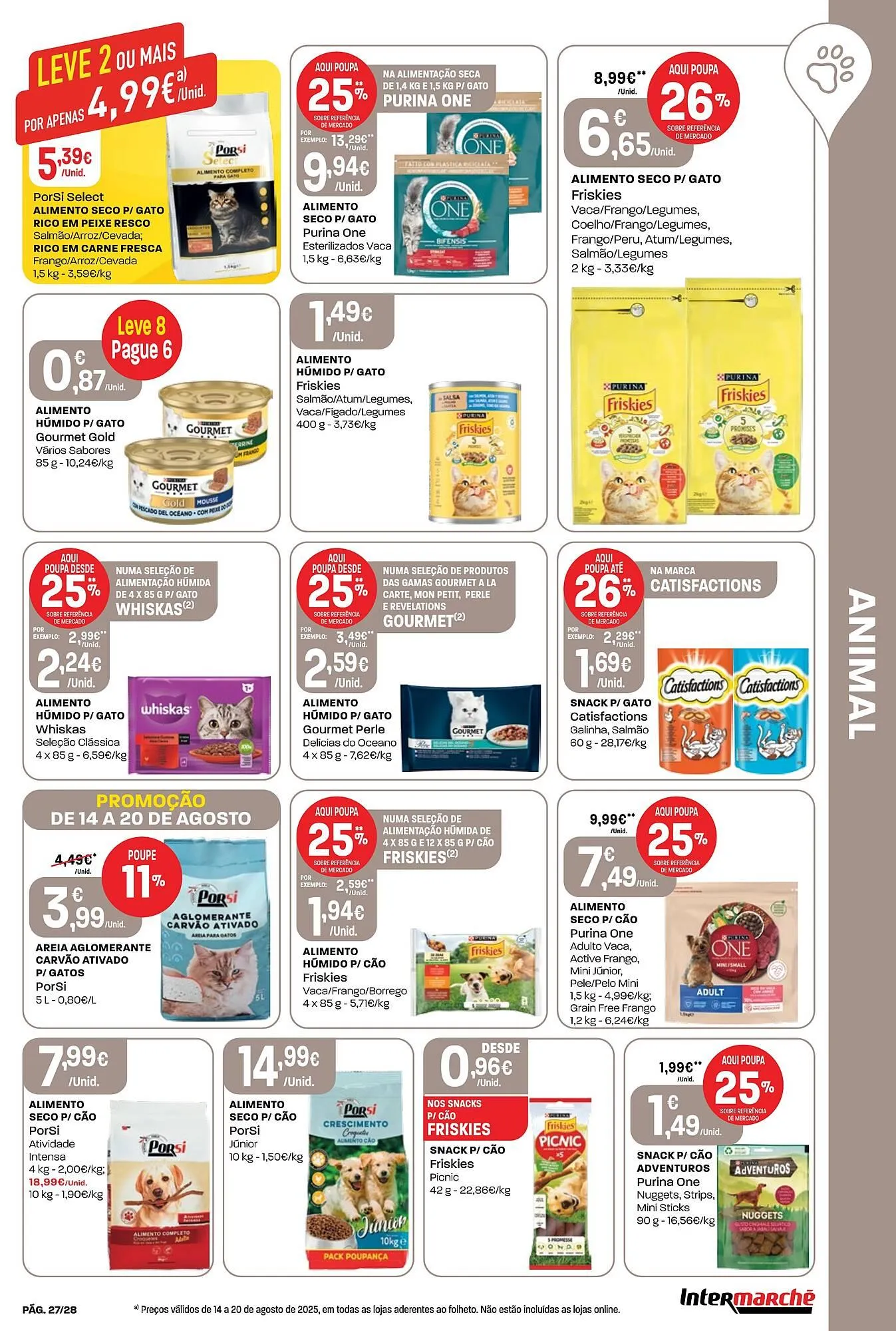 Folheto Folheto Intermarché de 14 de agosto até 20 de agosto 2025 - Pagina 27