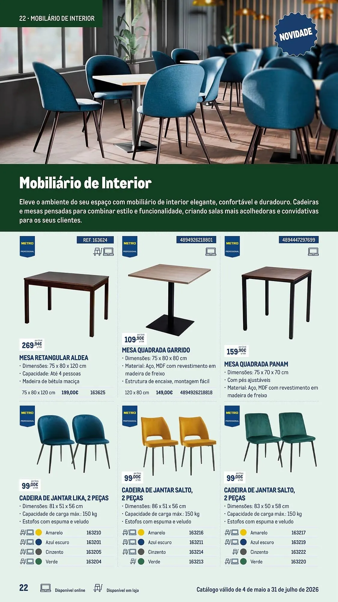 Folheto Catálogo Makro de 4 de maio até 31 de julho 2026 - Pagina 22