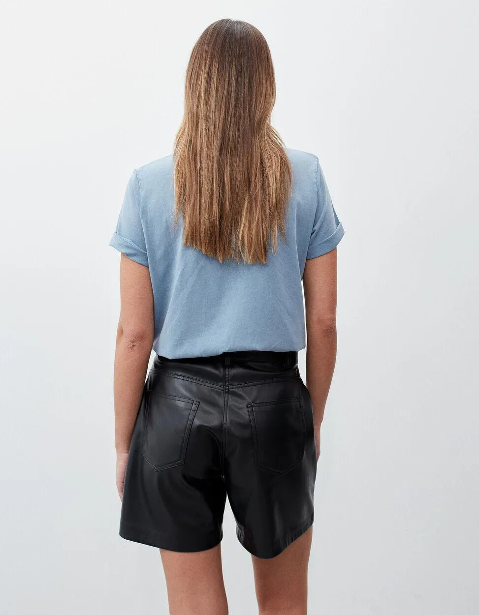 T-shirt 'ACDC', Mulher, Azul Claro