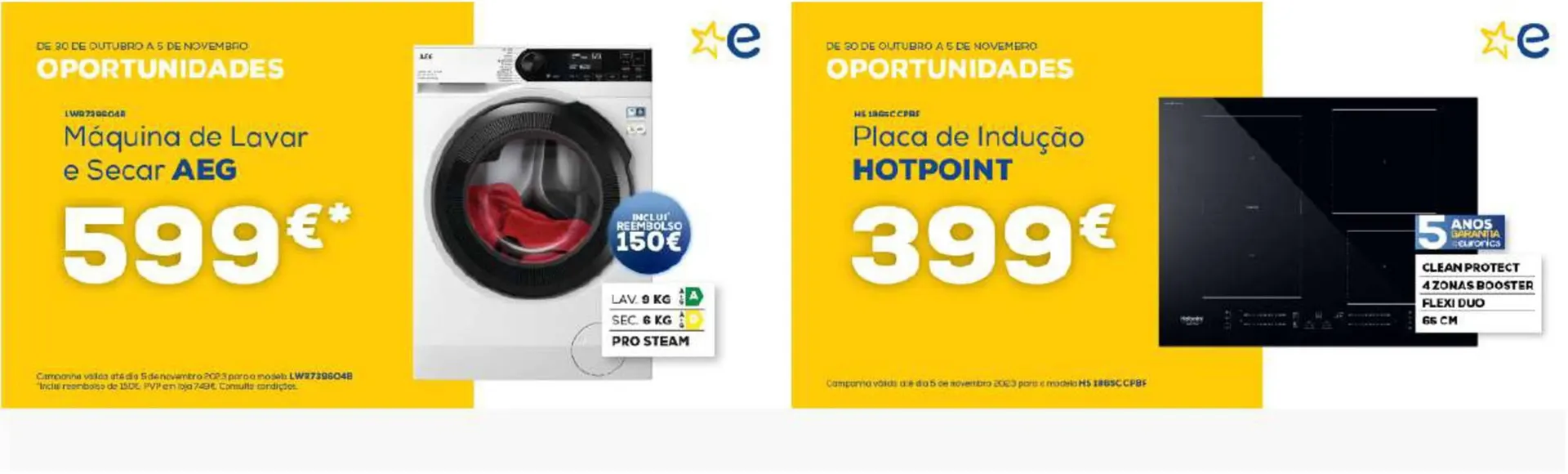 Folheto Folheto Euronics de 31 de outubro até 5 de novembro 2023 - Pagina 1
