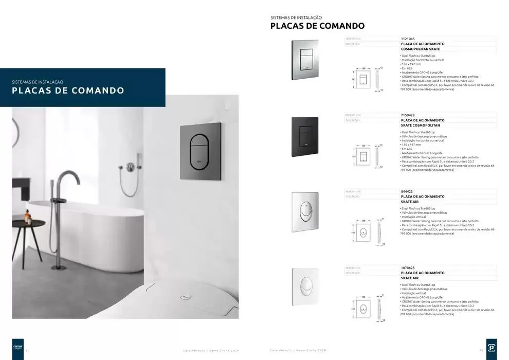 Folheto Catalogo gama grohe 2024 b 1 digital de 14 de novembro até 31 de dezembro 2024 - Pagina 22