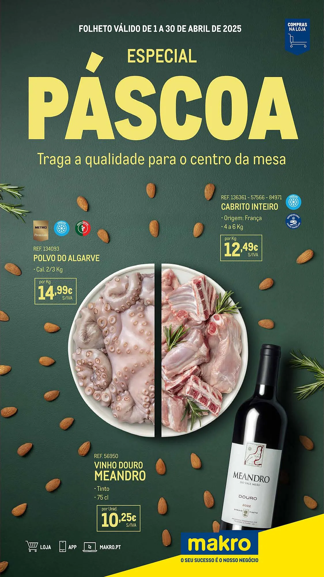 Folheto Folheto Makro de 1 de abril até 30 de abril 2025 - Pagina 1