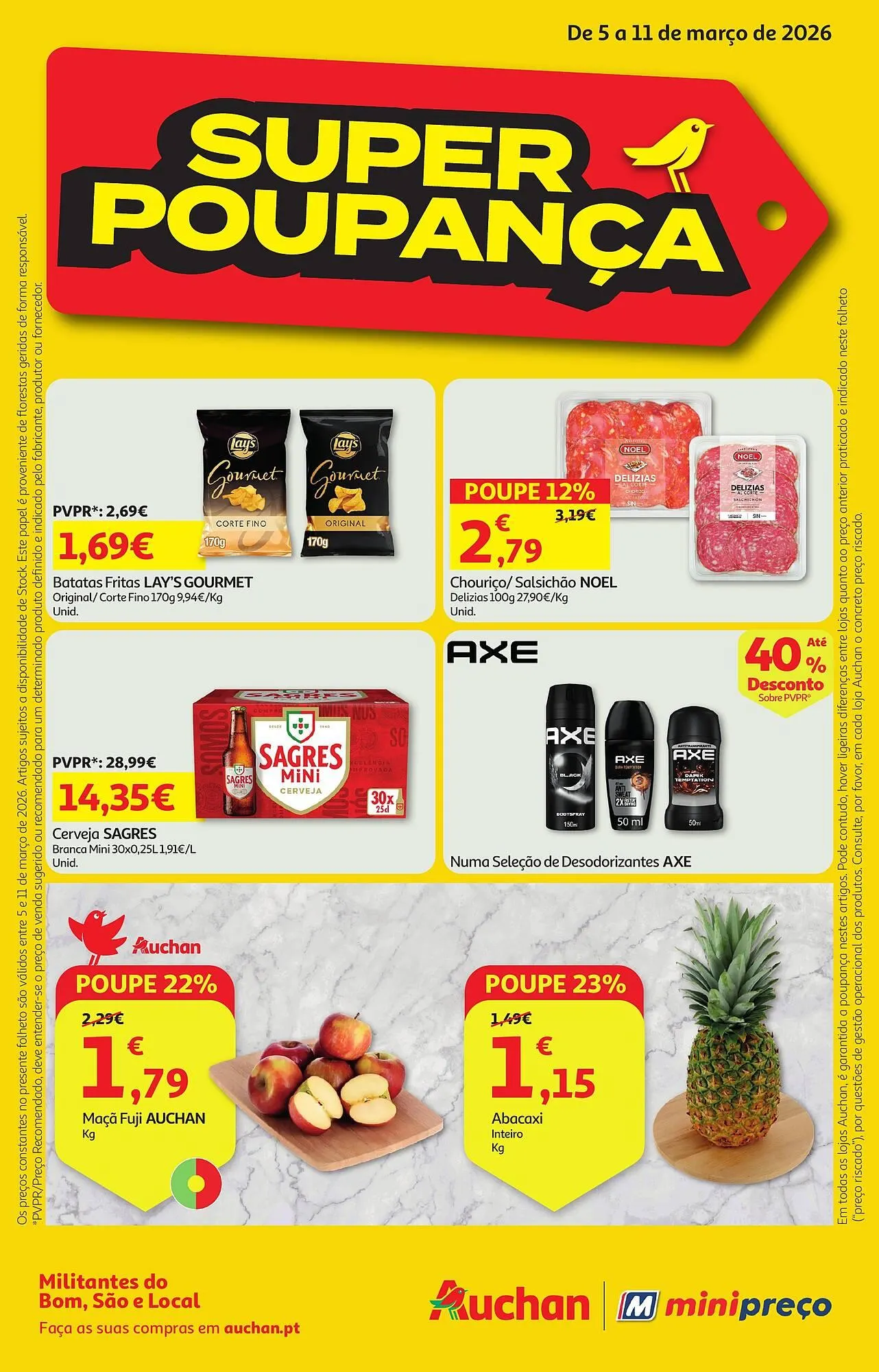 Folheto Folheto Minipreço de 5 de março até 11 de março 2026 - Pagina 1
