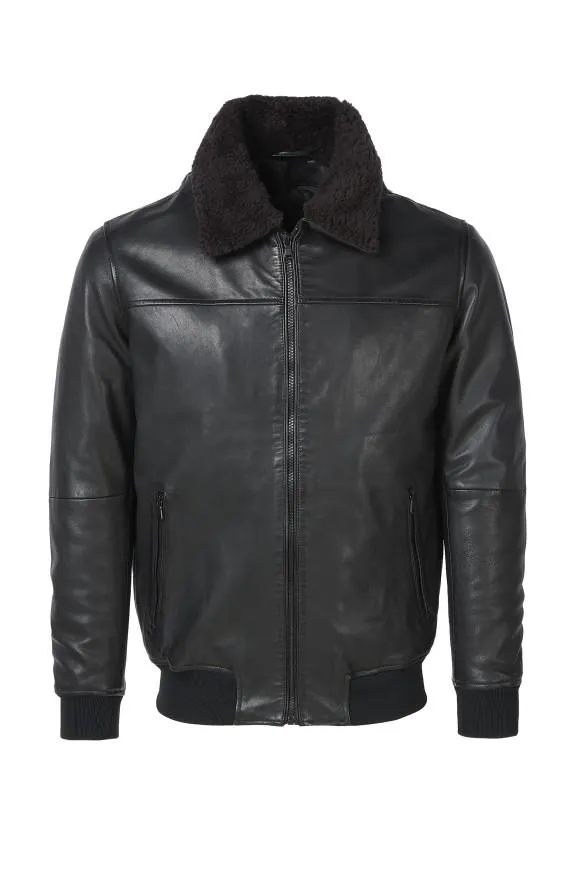 Blusão em pele Asafe