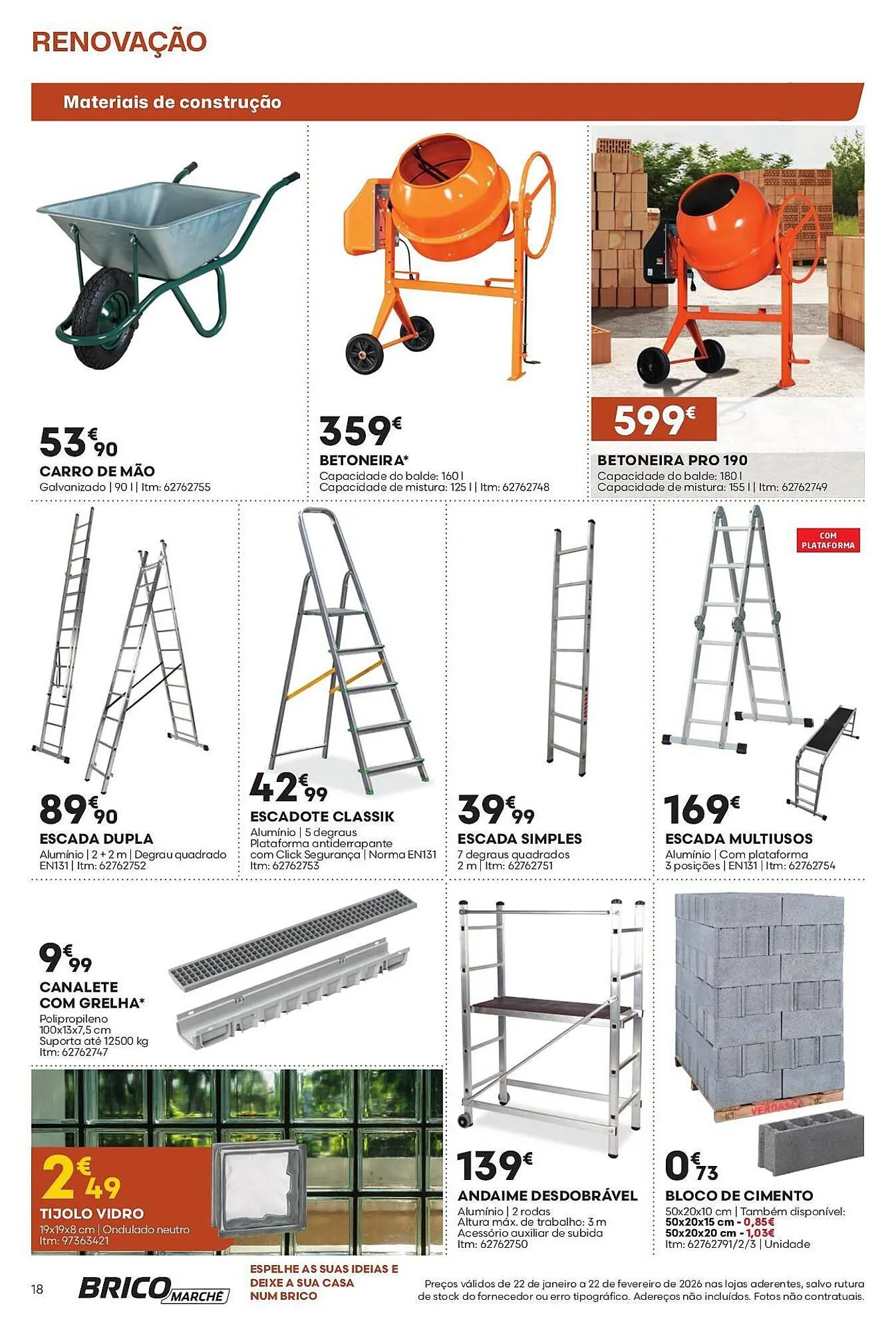Folheto Folheto Bricomarché de 22 de janeiro até 22 de fevereiro 2026 - Pagina 18
