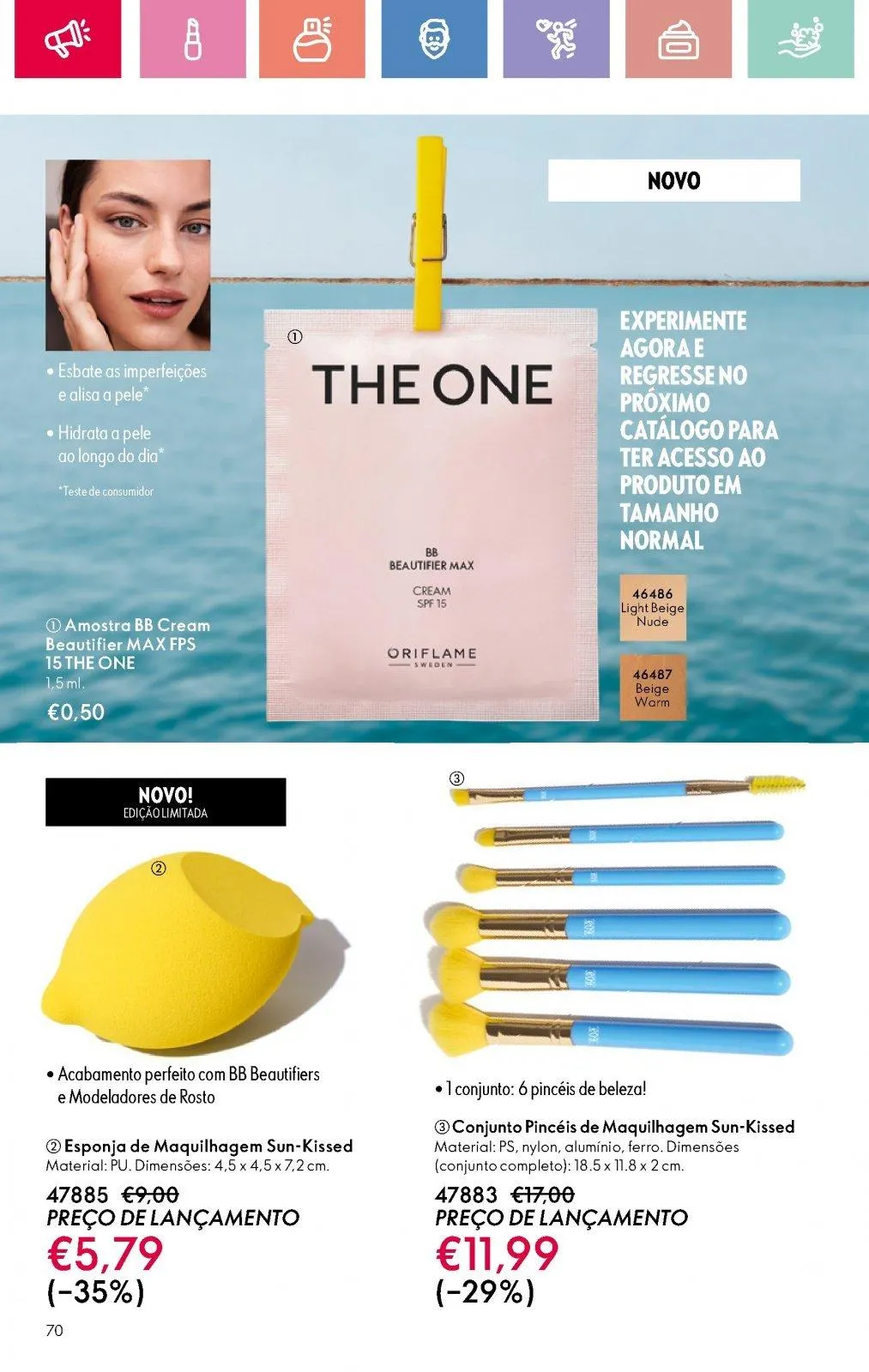 Folheto Folheto de Oriflame até 05.07.2025 de 18 de junho até 5 de julho 2025 - Pagina 70