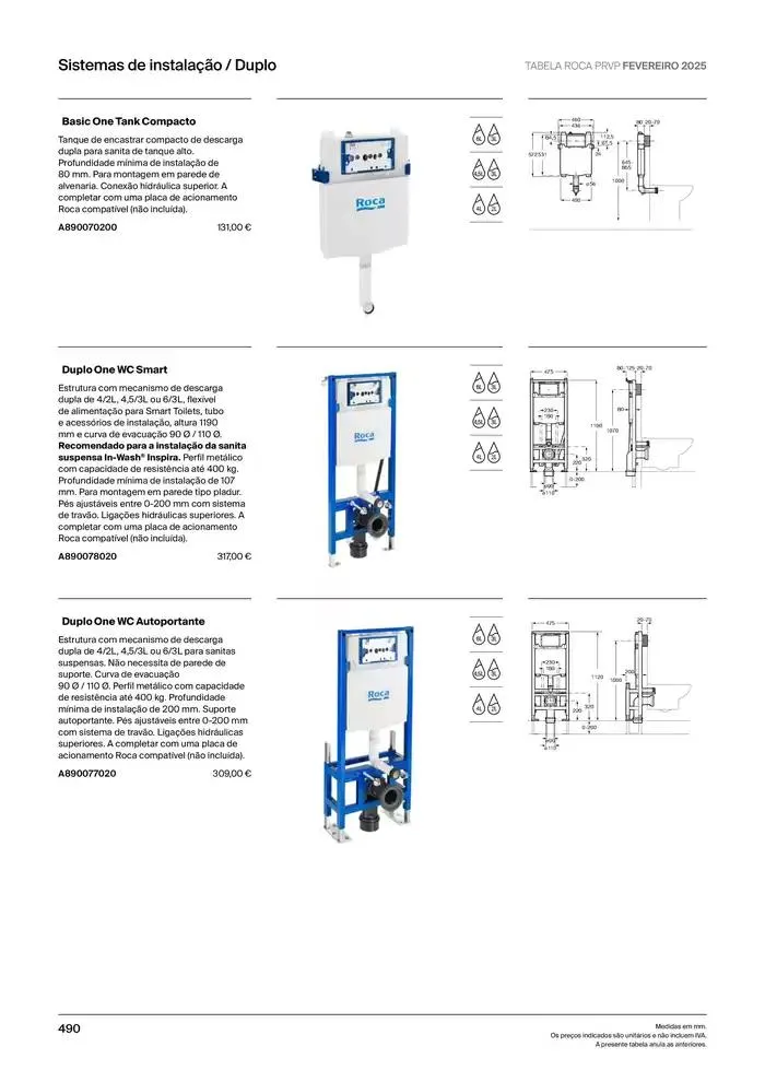 Folheto Soluções de Banho de 6 de janeiro até 31 de dezembro 2025 - Pagina 492