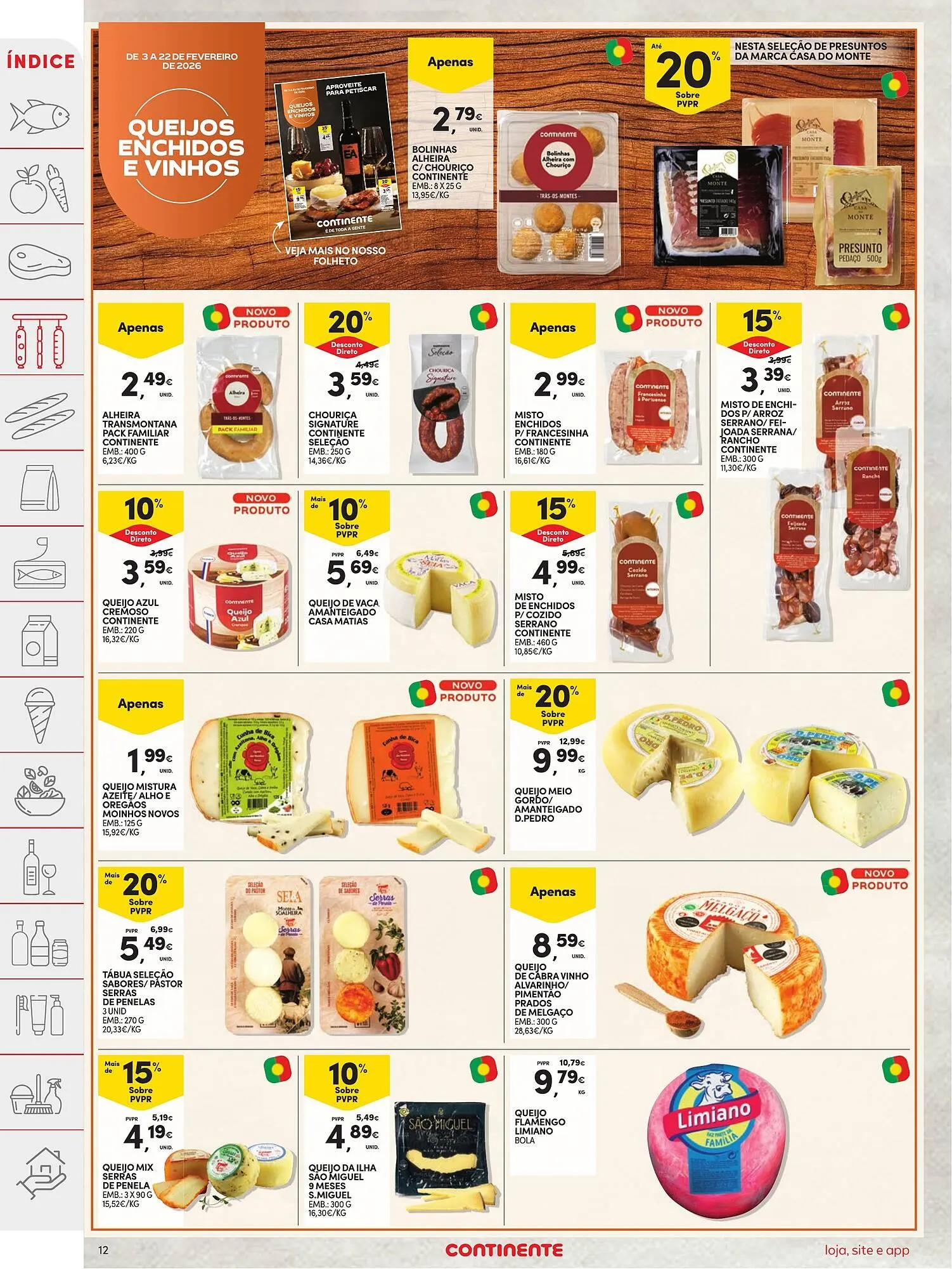 Folheto Folheto Continente de 3 de fevereiro até 9 de fevereiro 2026 - Pagina 12