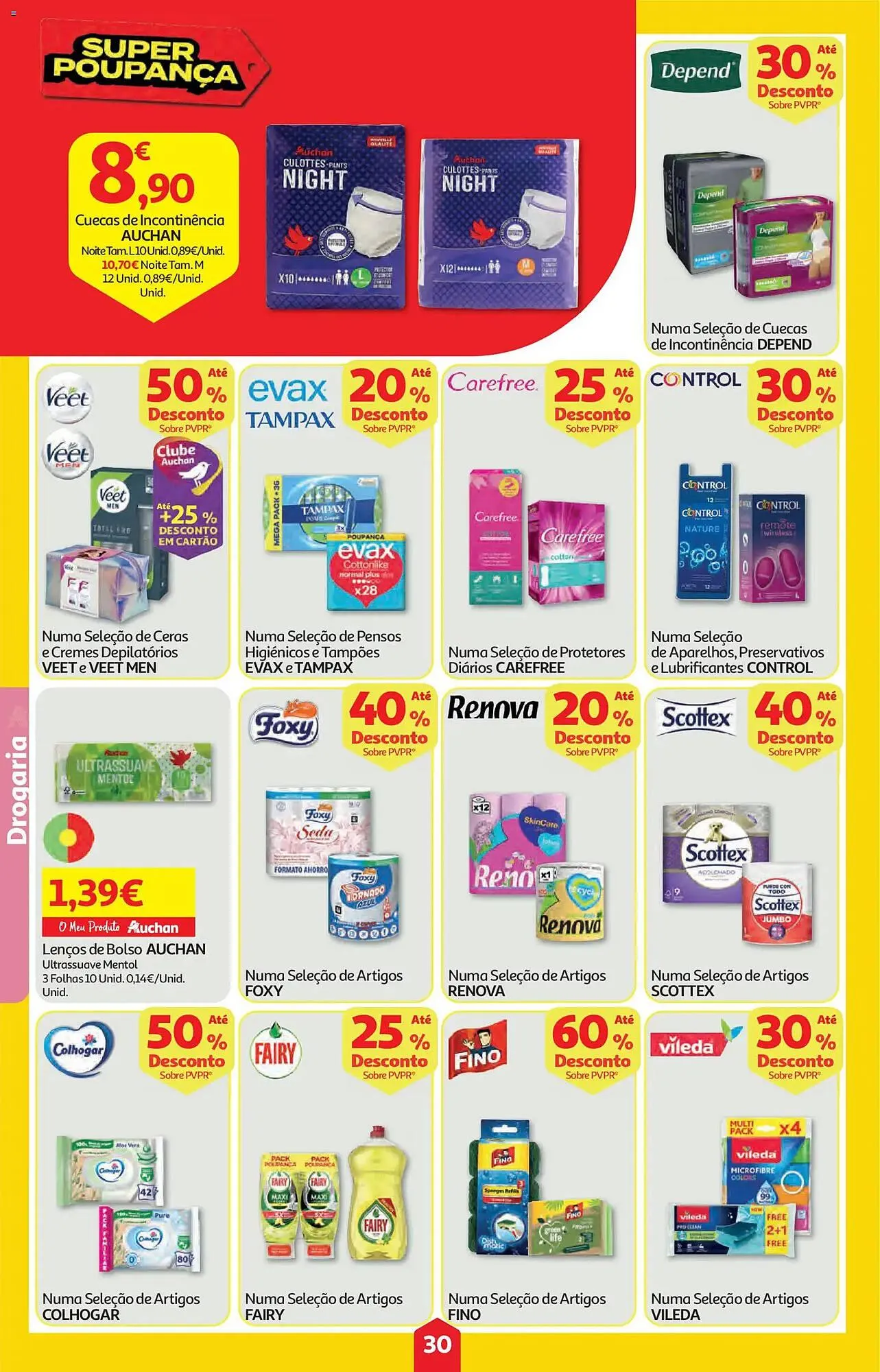 Folheto Folheto Auchan de 12 de março até 19 de março 2026 - Pagina 30