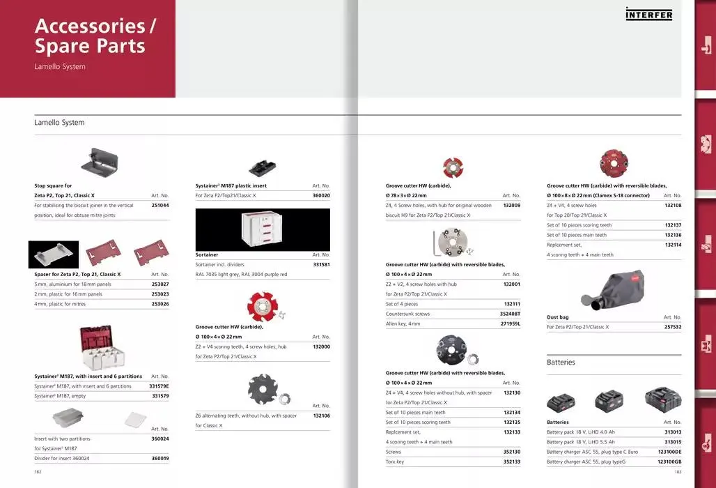 Folheto Novo! Catálogo Lamello 2025 de 6 de dezembro até 31 de dezembro 2025 - Pagina 92