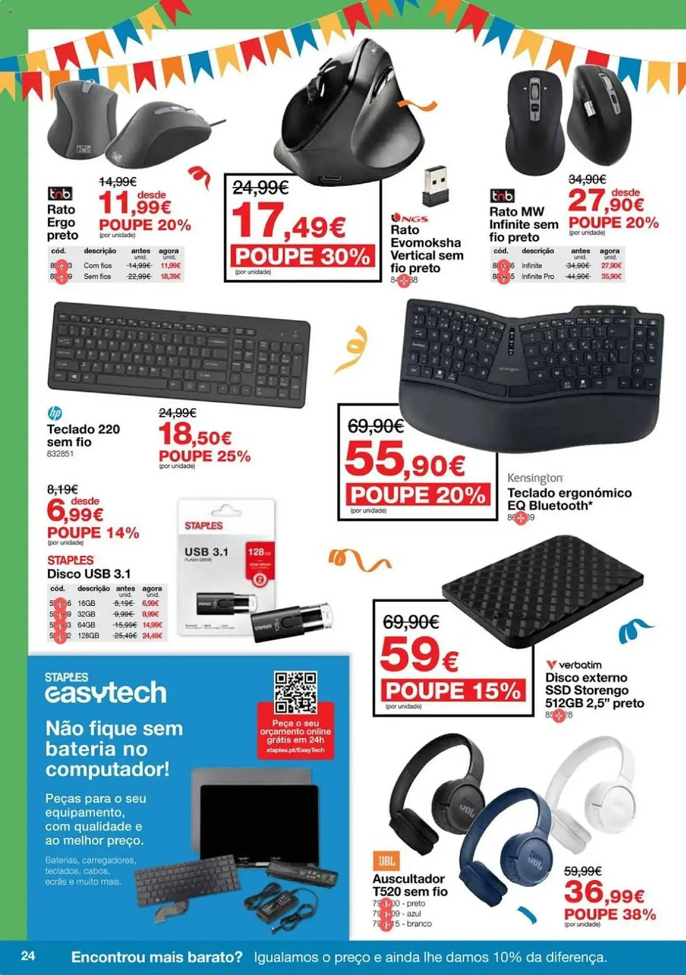 Folheto Folheto Staples de 4 de maio até 28 de maio 2026 - Pagina 24
