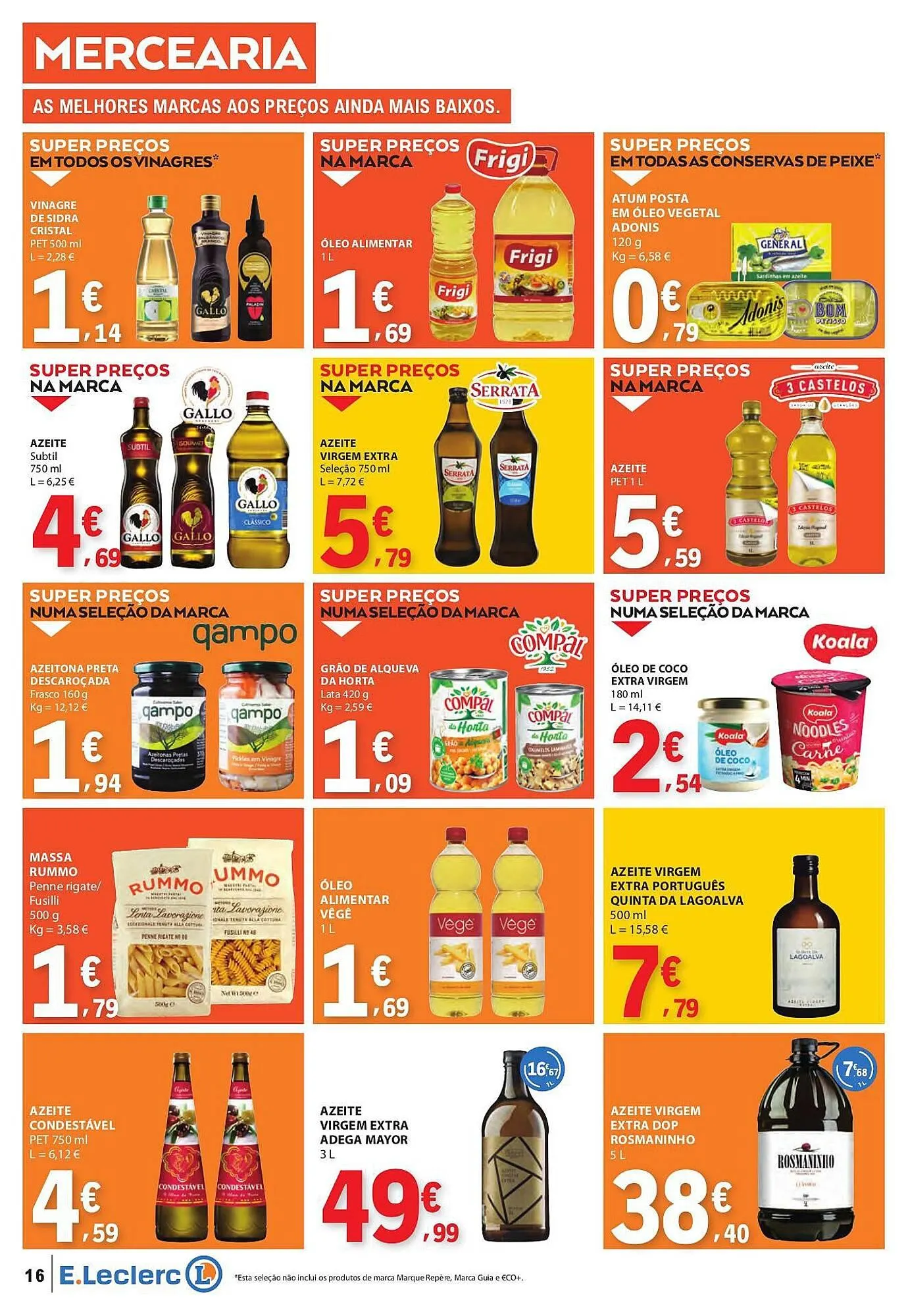 Folheto Folheto E.Leclerc de 3 de julho até 9 de julho 2025 - Pagina 16