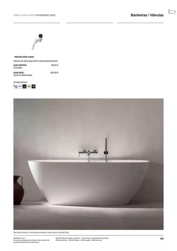 Folheto Soluções de Banho  de 6 de janeiro até 31 de dezembro 2025 - Pagina 47