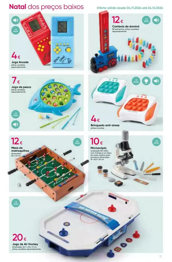 Folheto Catalogo de natal de 4 de novembro até 24 de dezembro 2024 - Pagina 11