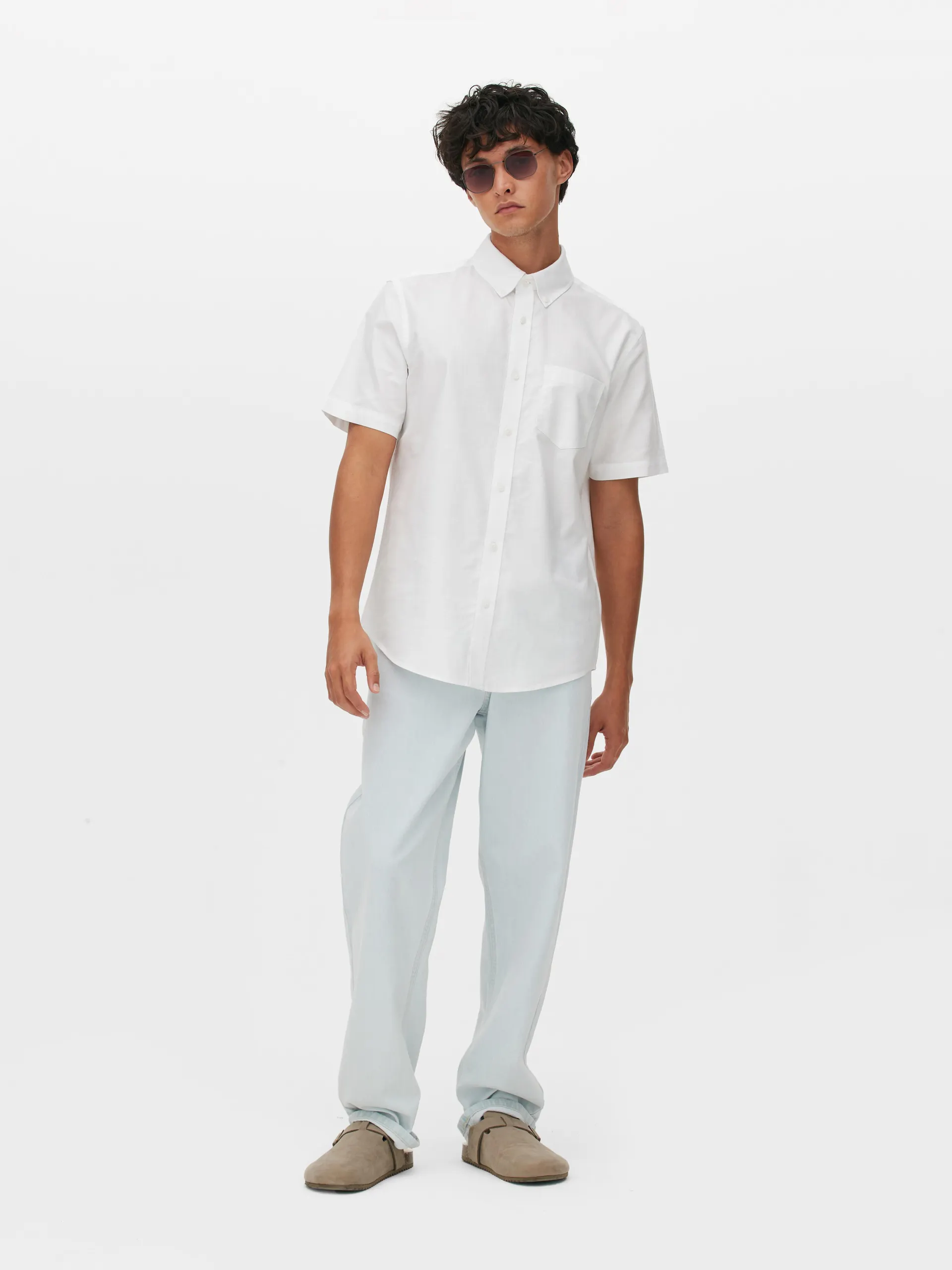 Chemise Oxford classique à manches courtes