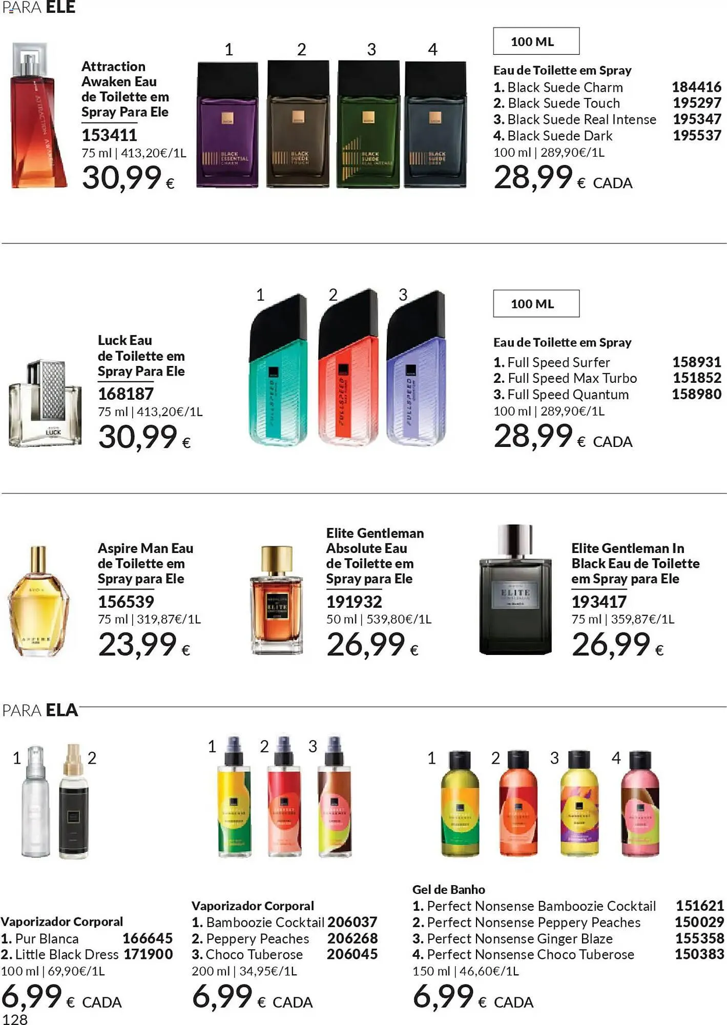 Folheto Catálogo Avon de 1 de dezembro até 1 de janeiro 2026 - Pagina 130