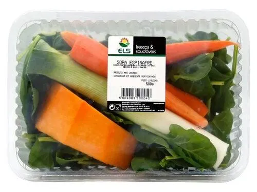 sopa de espinafres 500g