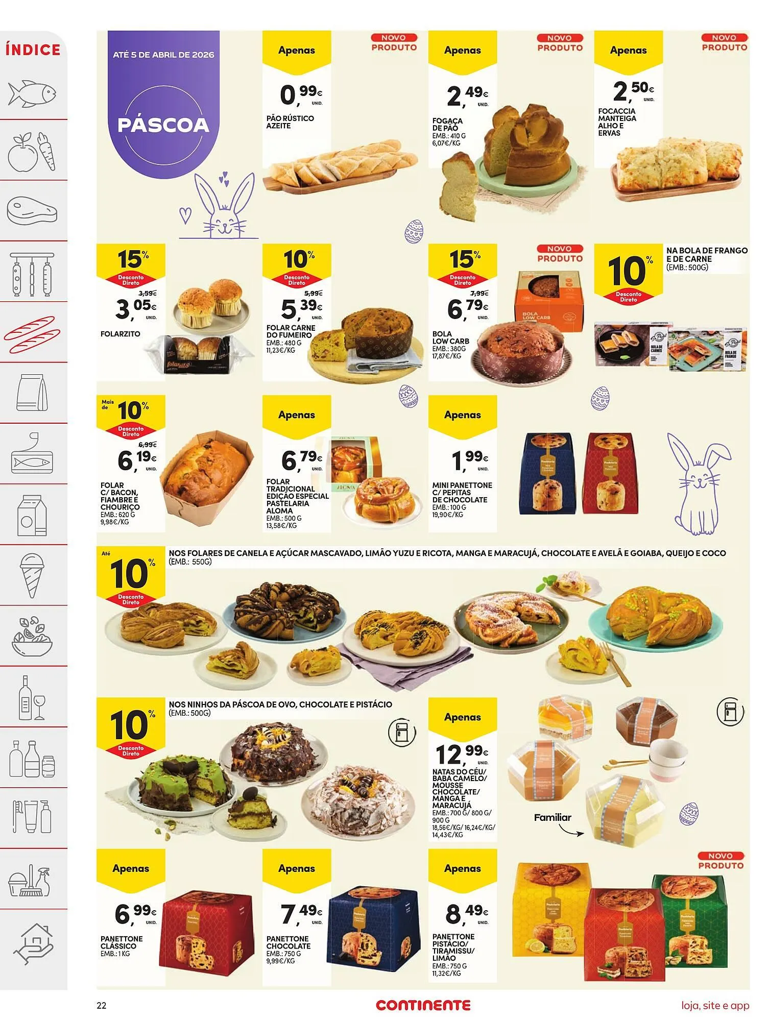 Folheto Folheto Continente de 31 de março até 6 de abril 2026 - Pagina 22