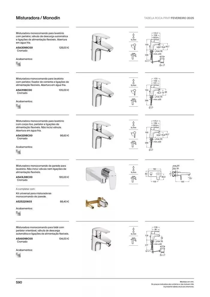 Folheto Soluções de Banho de 6 de janeiro até 31 de dezembro 2025 - Pagina 592