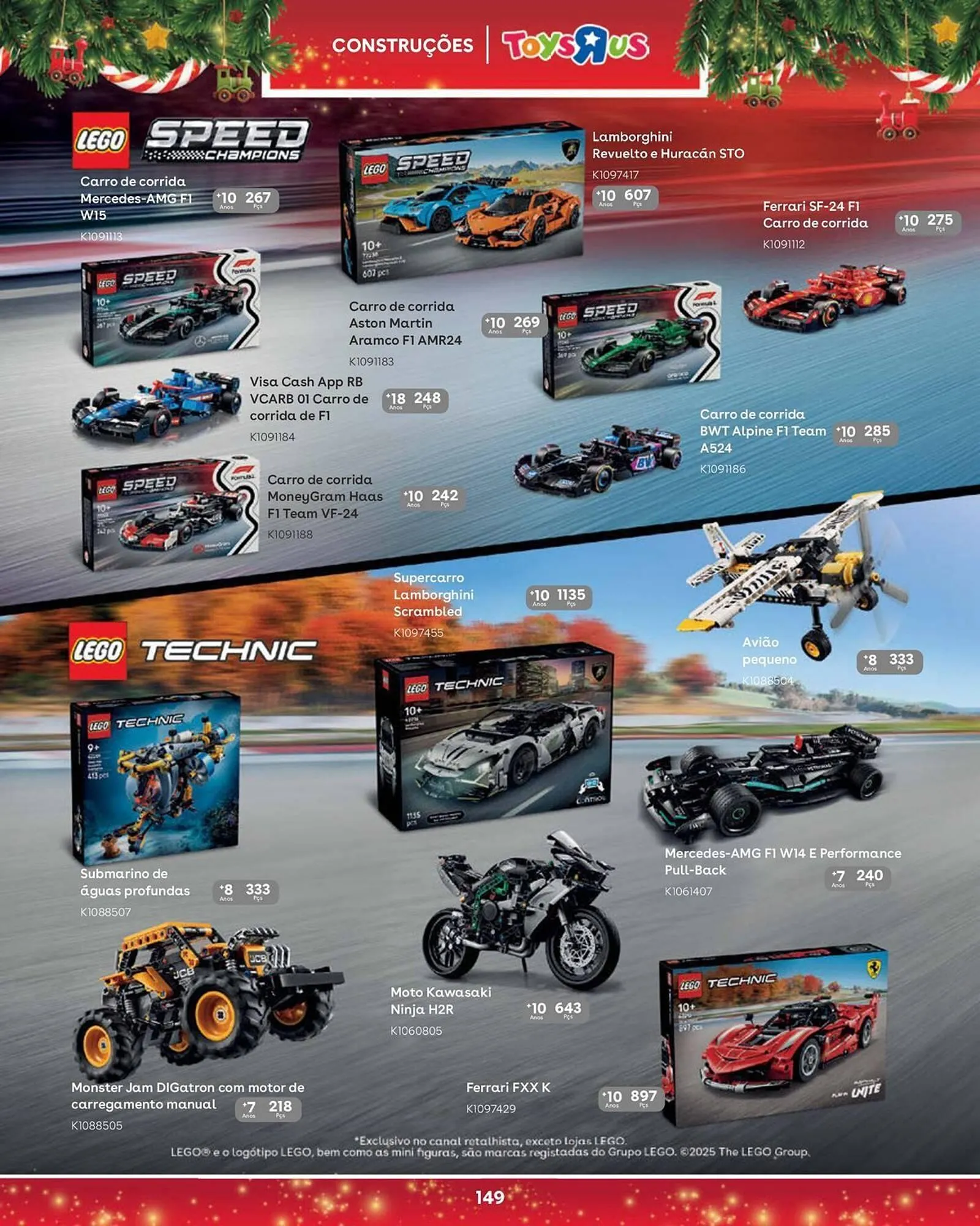 Folheto Catálogo Toys R Us de 5 de novembro até 5 de janeiro 2026 - Pagina 149
