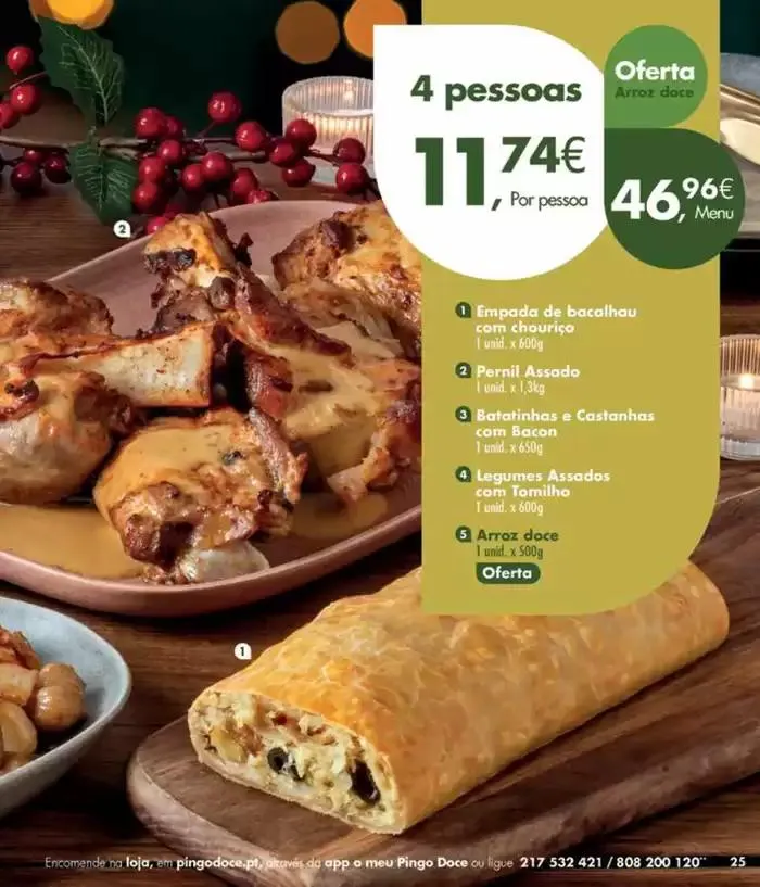 Folheto Pingo Doce Encomendas de Natal e Ano Novo Madeira de 26 de novembro até 26 de dezembro 2024 - Pagina 25