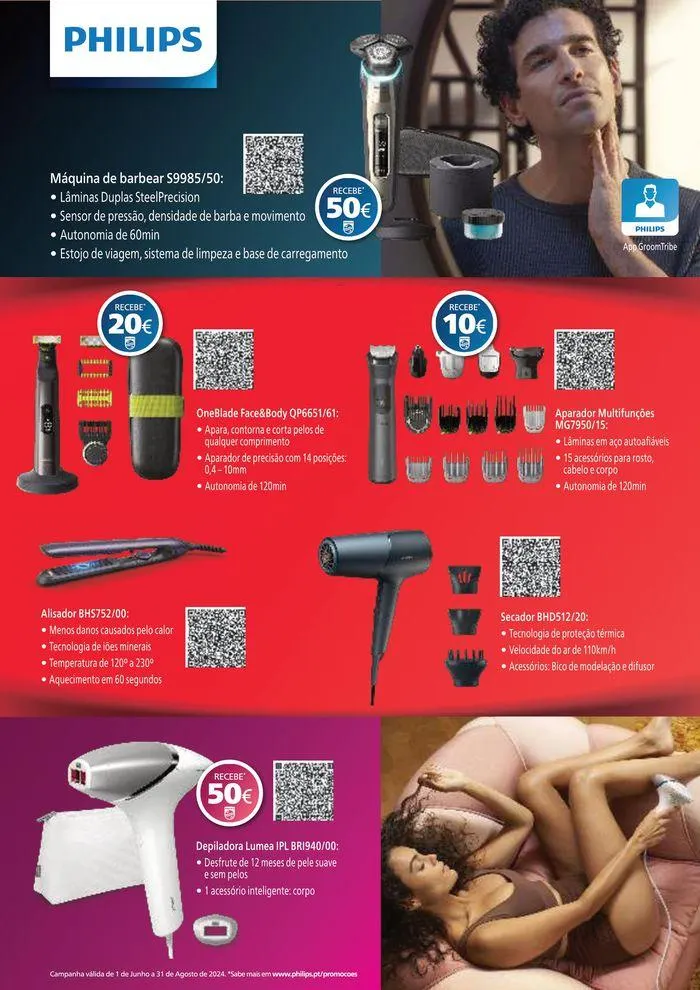 Folheto Mais TECNOLOGIA, mais TEMPO LIVRE! de 1 de agosto até 31 de agosto 2024 - Pagina 64