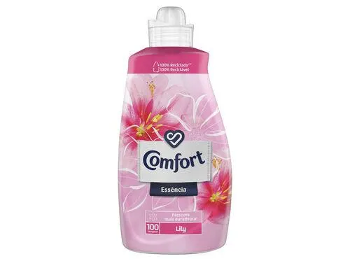 amaciador concentrado comfort essência lily 100 doses