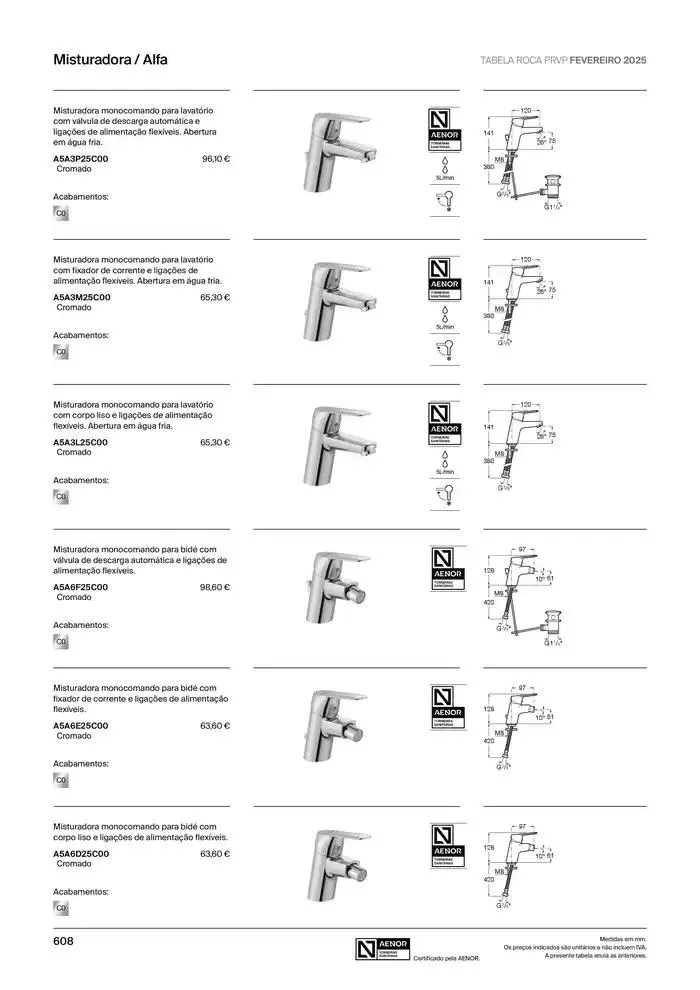 Folheto Soluções de Banho  de 6 de janeiro até 31 de dezembro 2025 - Pagina 610