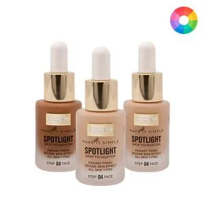 Andreia Spotlight Base Líquida - 02 Warm Beige