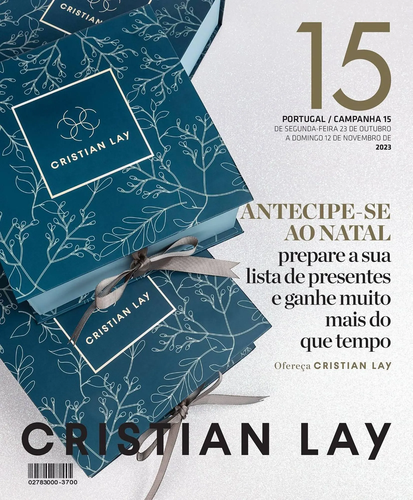 Folheto Folheto Cristian Lay de 23 de outubro até 12 de novembro 2023 - Pagina 1