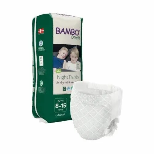 Bambo Nature Fraldas Cueca Dreamy Night 8-15 Anos Menino 10 Unidades