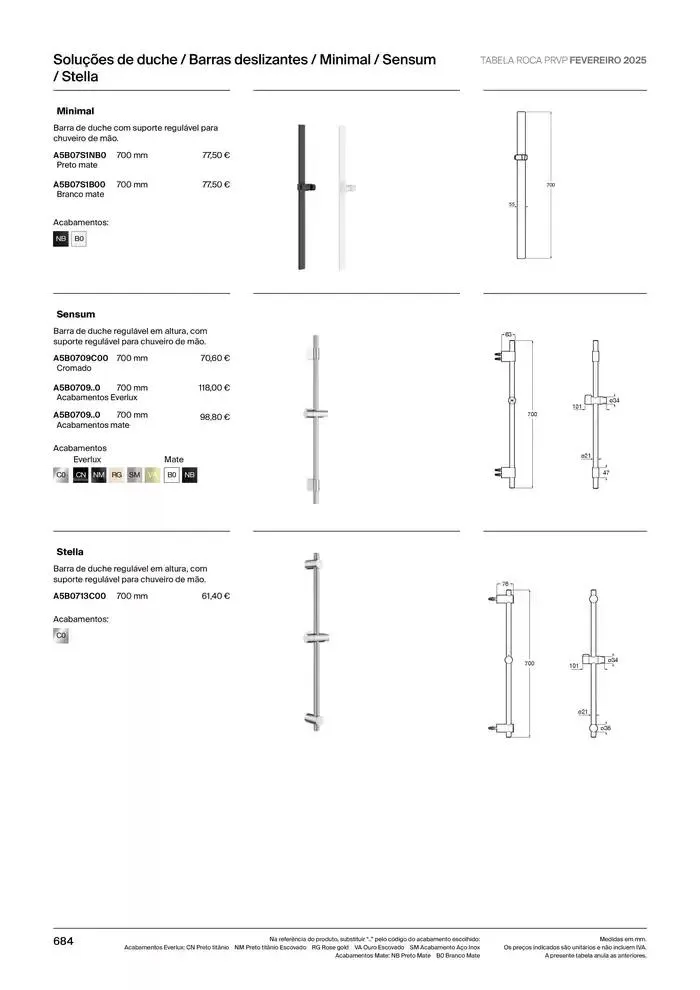 Folheto Soluções de Banho  de 6 de janeiro até 31 de dezembro 2025 - Pagina 686