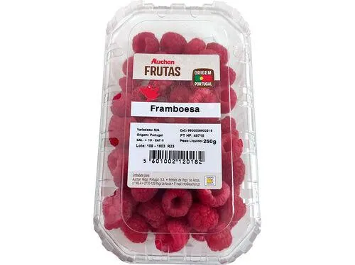 framboesa auchan 250 g