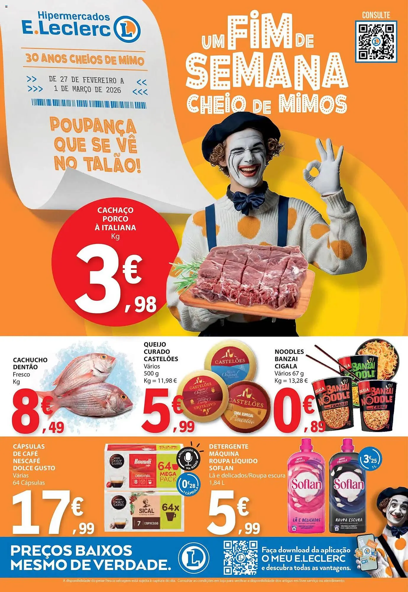 Folheto Folheto E.Leclerc de 27 de fevereiro até 2 de março 2026 - Pagina 1