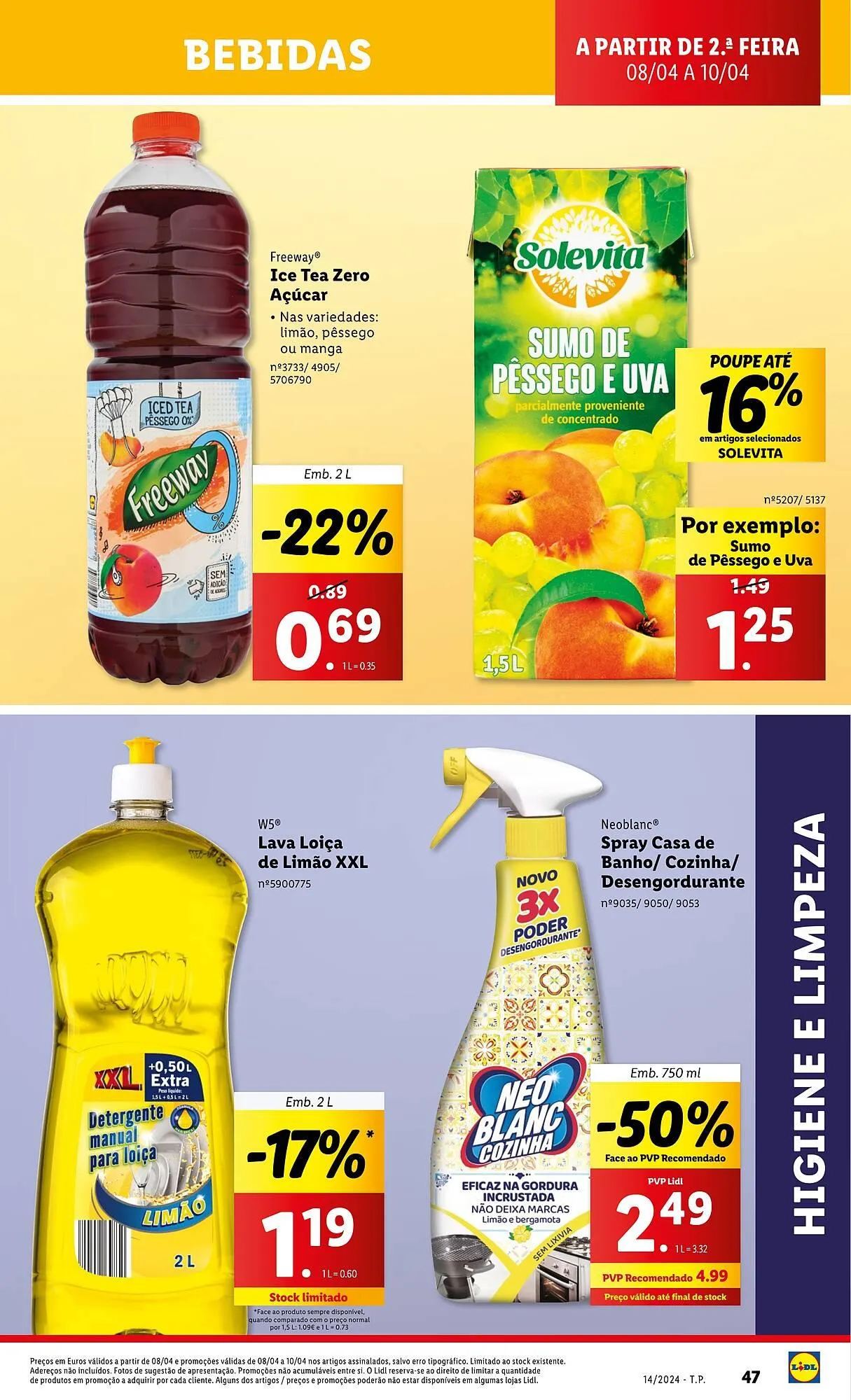 Folheto Folheto Lidl de 4 de abril até 10 de abril 2024 - Pagina 47