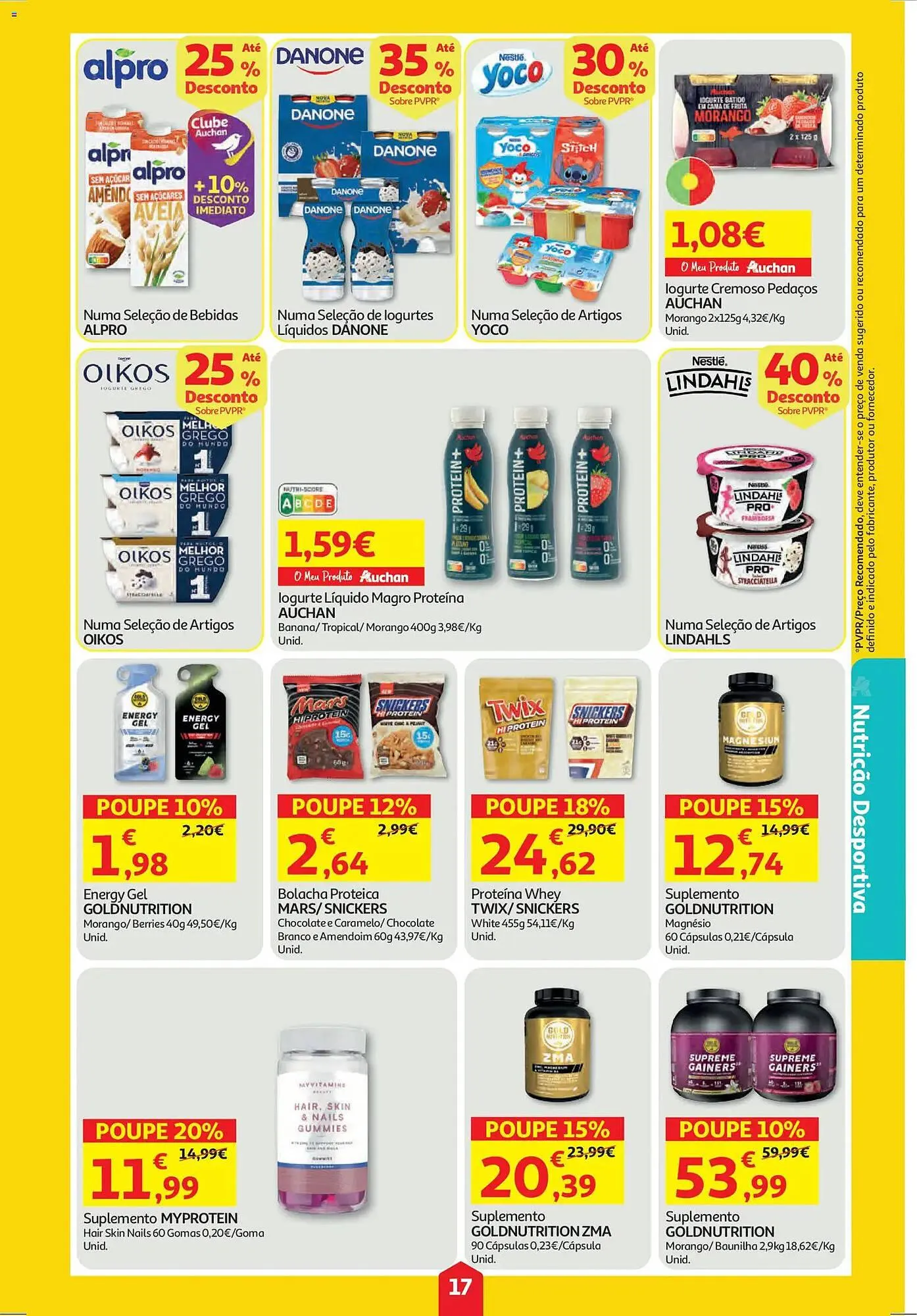 Folheto Folheto Auchan de 19 de março até 26 de março 2026 - Pagina 17