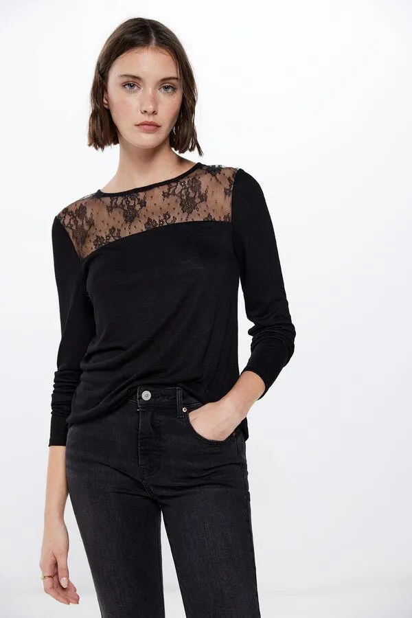 Camiseta Lace Canesú
