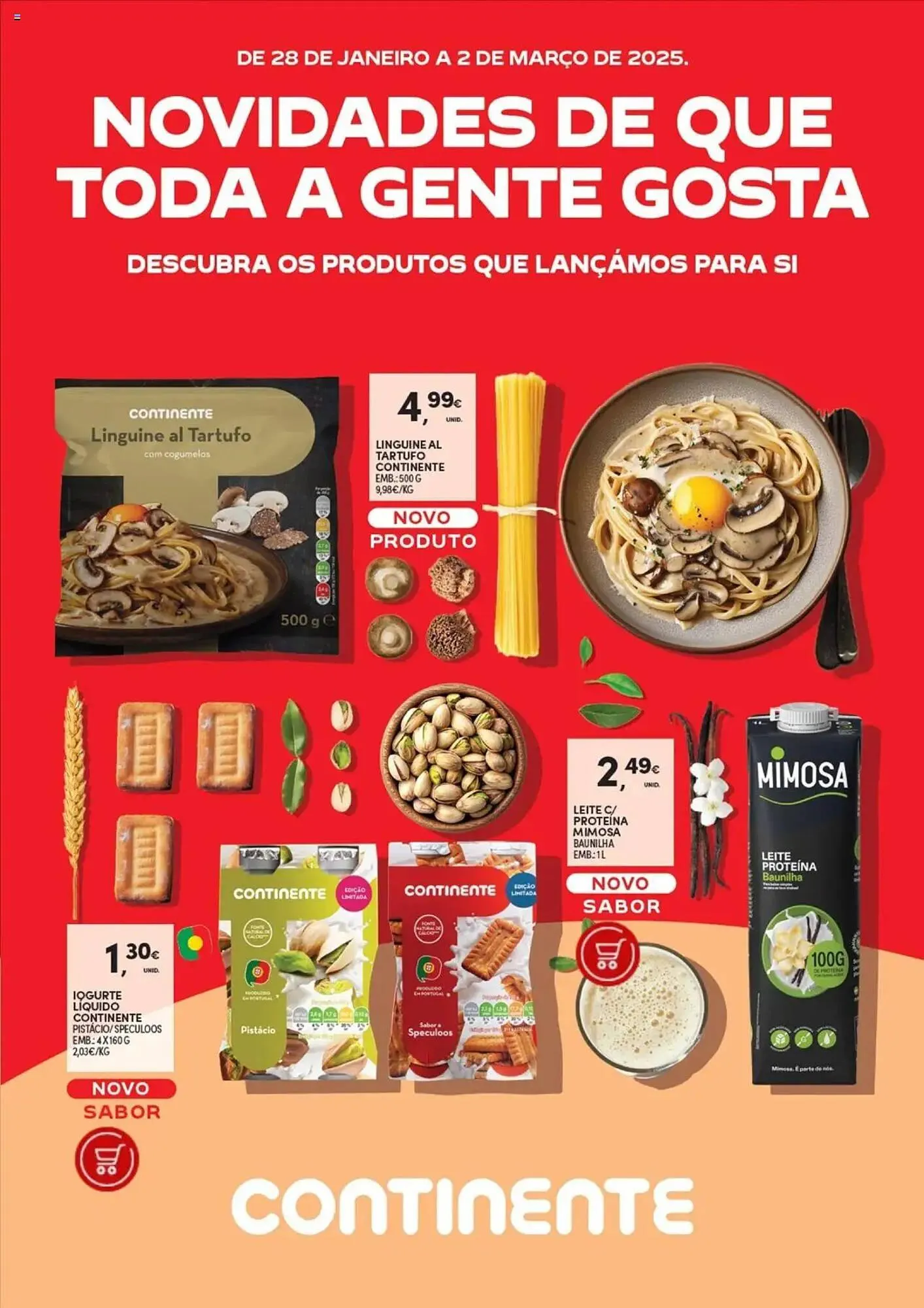 Folheto Folheto Continente de 28 de janeiro até 2 de março 2025 - Pagina 1