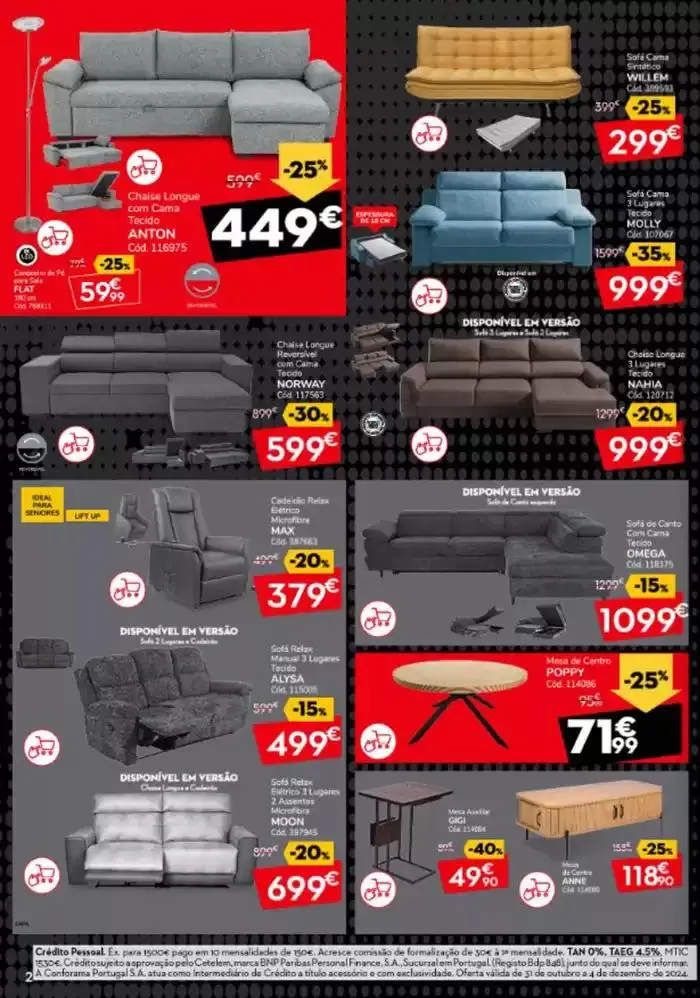 Folheto Até -60% de 31 de outubro até 4 de dezembro 2024 - Pagina 2