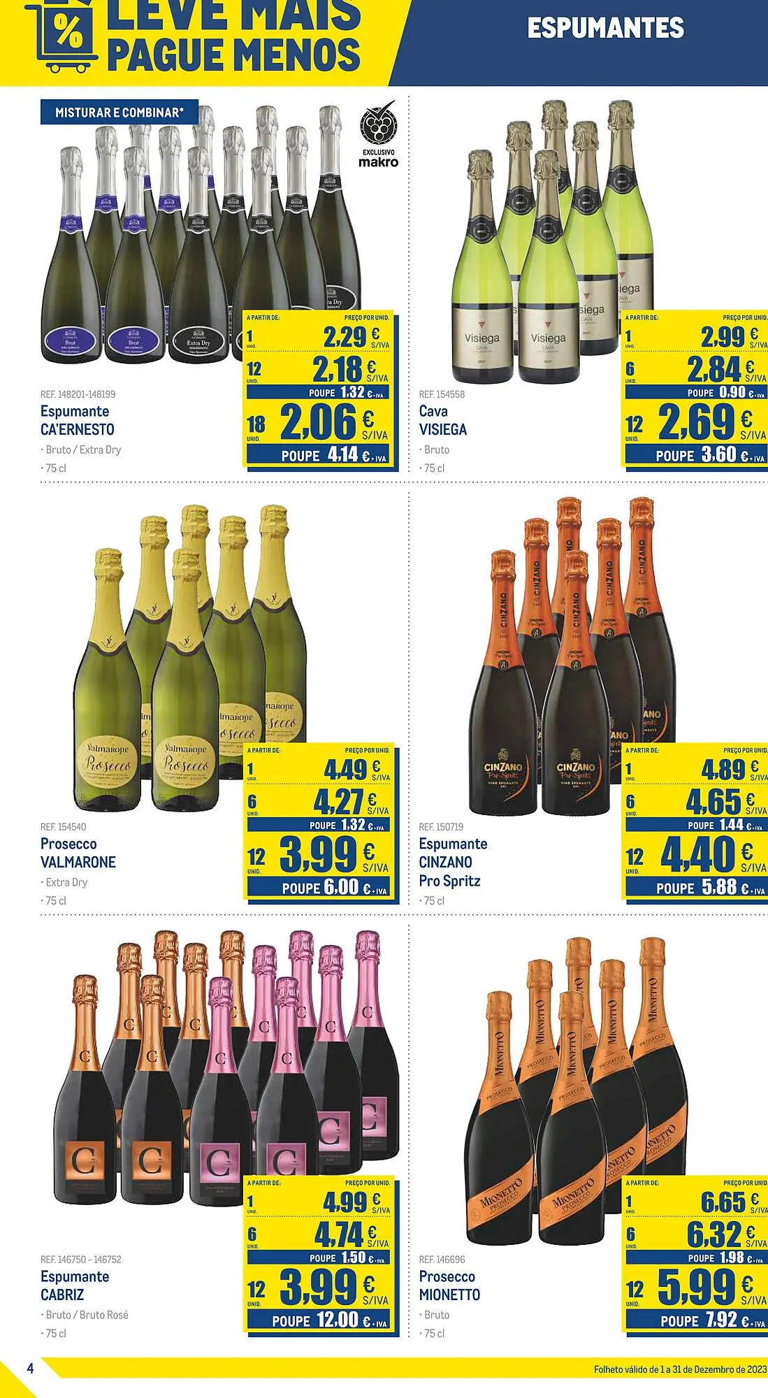 Folheto Folheto Makro de 1 de dezembro até 31 de dezembro 2023 - Pagina 4