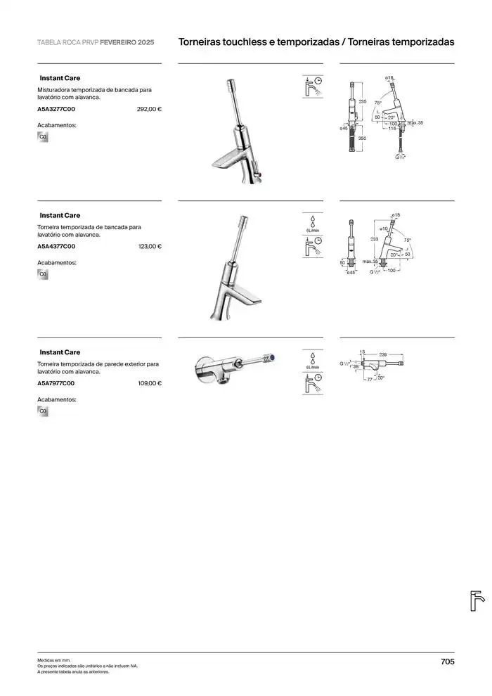 Folheto Soluções de Banho  de 6 de janeiro até 31 de dezembro 2025 - Pagina 707