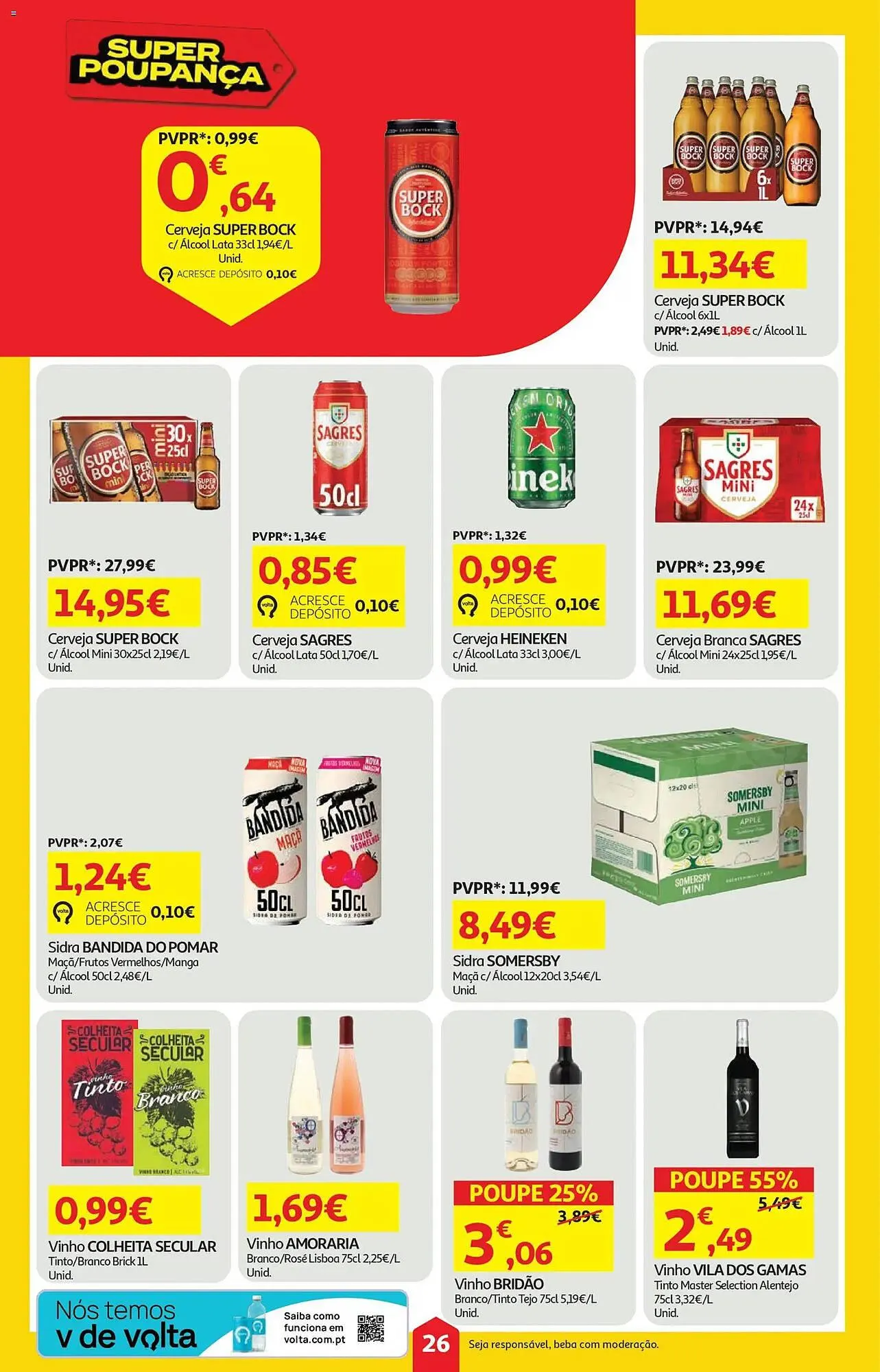 Folheto Folheto Auchan de 23 de abril até 30 de abril 2026 - Pagina 26