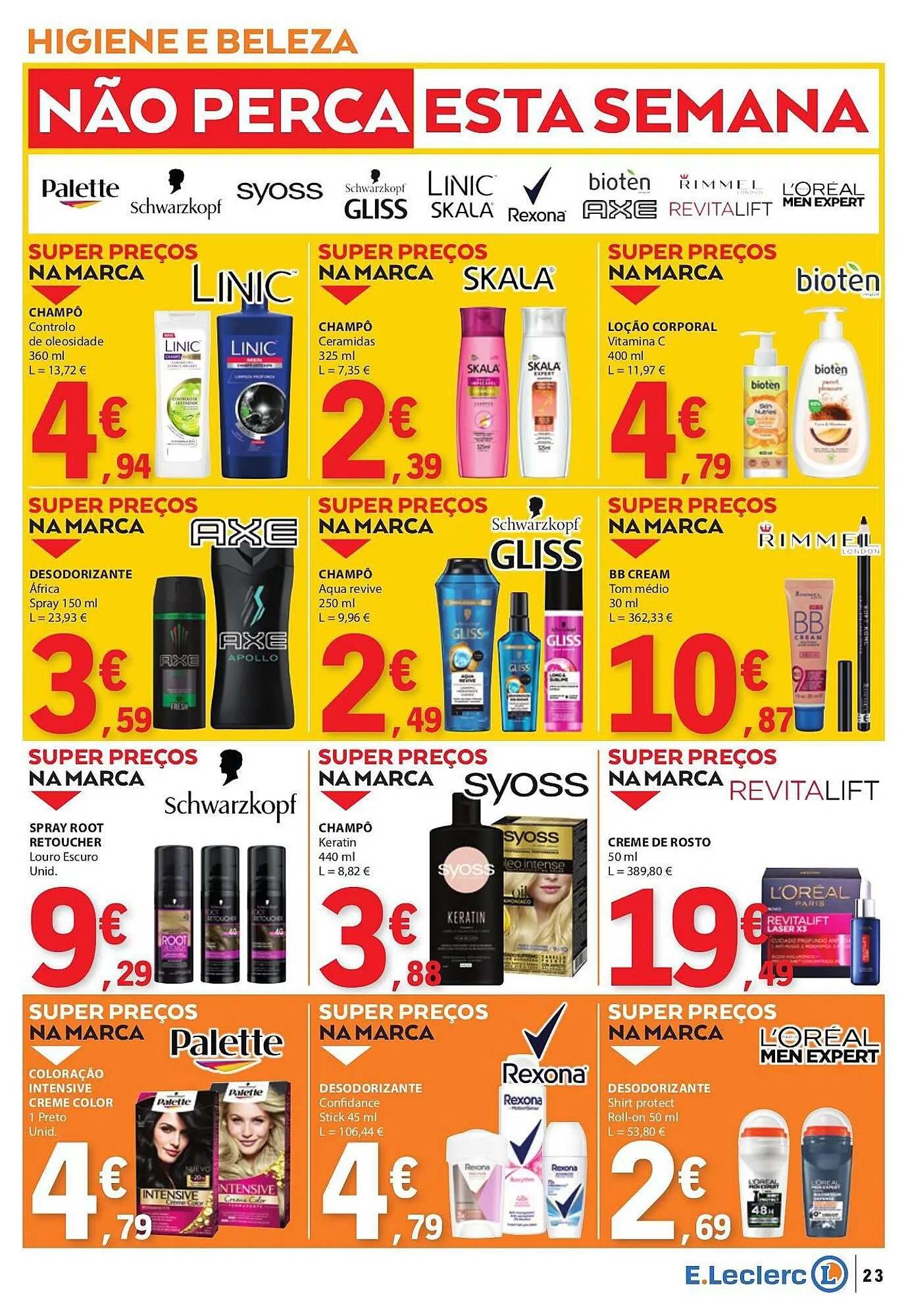 Folheto Folheto E.Leclerc de 13 de março até 19 de março 2025 - Pagina 23