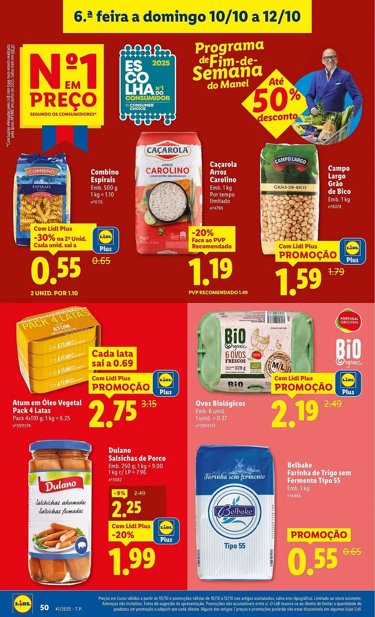 Folheto Folheto Lidl de 6 de outubro até 12 de outubro 2025 - Pagina 50