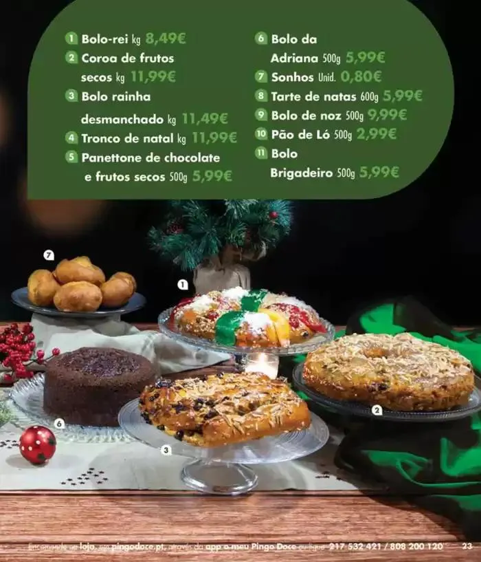 Folheto Pingo Doce Encomendas de Natal e Ano Novo Madeira de 26 de novembro até 26 de dezembro 2024 - Pagina 23