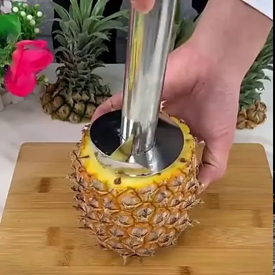 Rvs Ananas Corer Dunschiller Cutter Gemakkelijk Fruit Parer Snijgereedschap Thuis Keuken Westerse Restaurant Accessoires