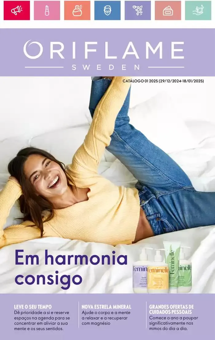 Folheto Folheto Oriflame de 30 de dezembro até 18 de janeiro 2025 - Pagina 1